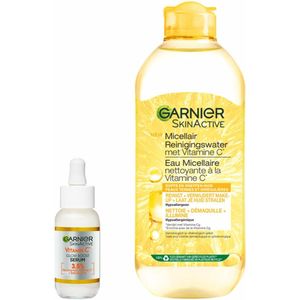 Garnier - Vitamine C Serum & Micellair Water - Pakket - 30 ml & 400 ml - Huidverzorging