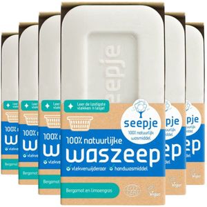 6x Seepje Waszeep Blok 120 gr