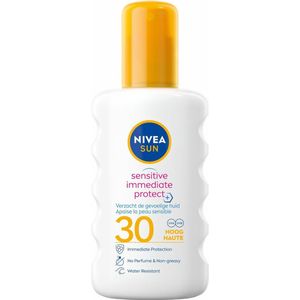 Nivea Sun Sensitive Soothing Zonnespray SPF 30 200 ml - 6x 200 ml - Voordeelverpakking