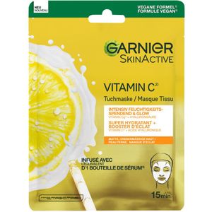 3x Garnier SkinActive Vitamine C Sheet Masker
