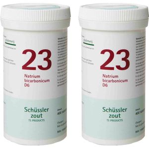 2x Pfluger Schussler Zout nr 23 Natrium bicarbonicum D6 400 tabletten