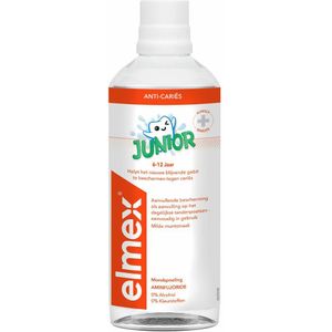 Elmex Mondspoeling Junior (5-12 Jaar) - 3 x 400 ml - Voordeelverpakking