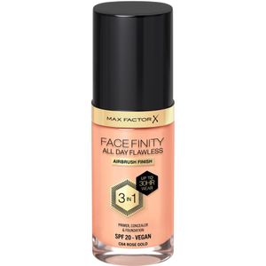 2x Max Factor Facefinity All Day Flawless Foundation C64 Rose Gold 34 ml