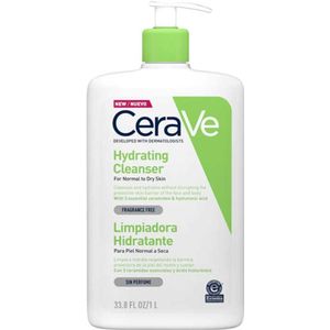 3x CeraVe Hydraterende Reinigingscrème 1000 ml
