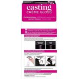 2x L'Oréal Casting Crème Gloss Semi-Permanente Haarkleuring 100 Black Caviar - Diepzwart