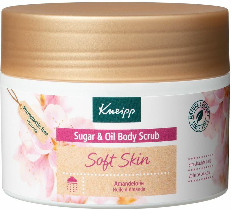 3x Kneipp Soft Skin Sugar Body Scrub Amandel 220 gr