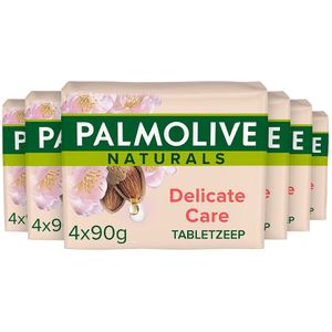 6x Palmolive Tabletzeep Naturals Amandel & Melk 4x 90 gr