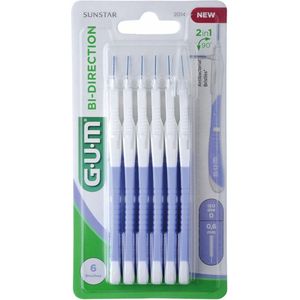 3x GUM Bi-Directions 0.6 mm 6 stuks