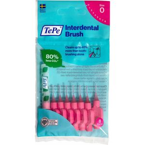3x TePe Interdentale Ragers Original 0,4 mm Roze 8 stuks
