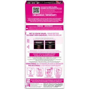 L'Oréal Casting Crème Gloss Semi-Permanente Haarkleuring 200 Zeer Donkerbruin - 2 x - Voordeelverpakking