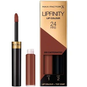 2x Max Factor Lipfinity Liquid Lipstick 200 Caffeinated 2,3 ml