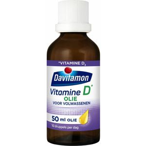 4x Davitamon Vitamine D Olie Volwassenen 50 ml