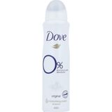 6x Dove Deo Spray Original 0% 150 ml