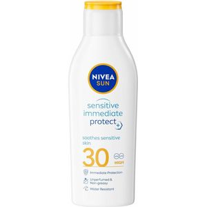 Nivea Sun Sensitive Soothing Zonnemelk SPF 30 - 2 x 200 ml - Voordeelverpakking
