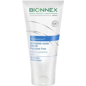 3x Bionnex Perfederm Intensieve Handcreme Droge Handen en Nagels Geurloos 50 ml