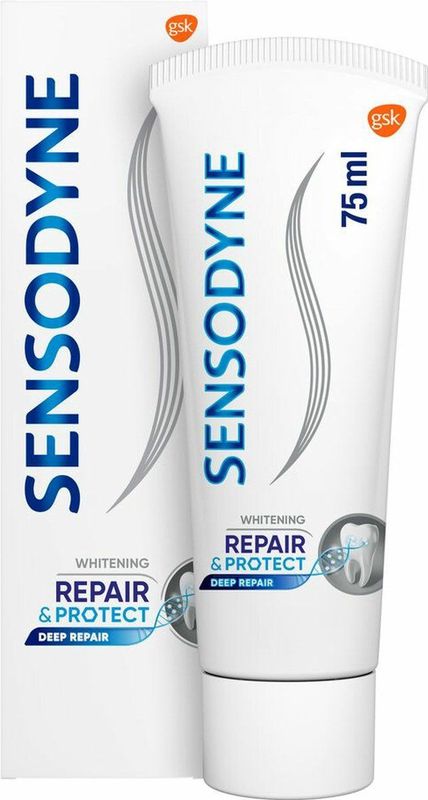 3x Sensodyne Tandpasta Repair & Protect Whitening 75 ml