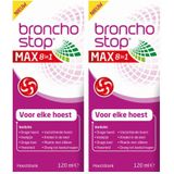2x Bronchostop Max 8-in-1 Hoestdrank 120 ml