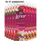 8x Lenor Wasverzachter Gemberlelie en Guave 41 Wasbeurten 861 ml