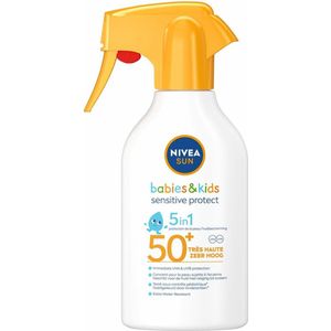 6x Nivea Sun Zonnespray Babies & Kids Sensitive Protect SPF 50+ 270 ml