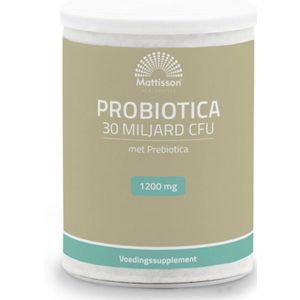 2x Mattisson Probiotica 30 Miljard CFU 1200mg 125 gr