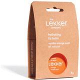 2x The Lekker Company Lippenbalsem Sinaasappel & Vanille 8 gr