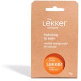 2x The Lekker Company Lippenbalsem Sinaasappel & Vanille 8 gr