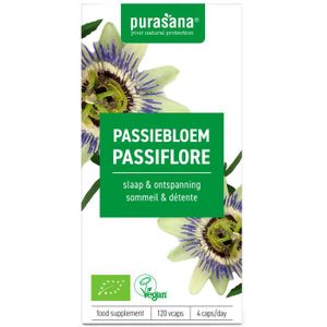 2x Purasana Passiebloem Extract 125 mg 120 Vegacapsules