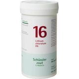 2x Pfluger Schussler Zout nr 16 Litium Chloratum D6 400 tabletten