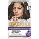 2x L'Oréal Excellence Cool Crème Permanente Crèmekleuring 5.11 - Ultra As Lichtbruin