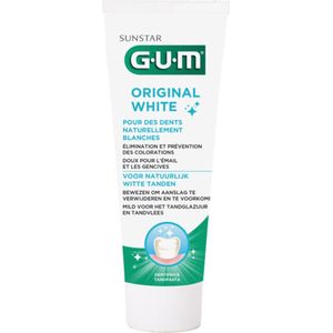 GUM Tandpasta Original White - 4 x 75 ml - Voordeelverpakking