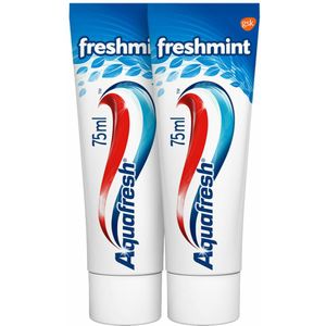 3x Aquafresh Tandpasta Freshmint 3in1 Gezonde Tanden 2 x 75 ml