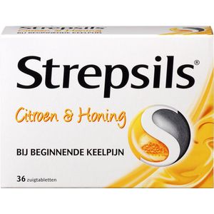 Strepsils Citroen & Honing - 2 x 36 zuigtabletten