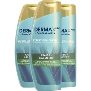 3x Head & Shoulders Shampoo Anti-roos DERMAXPRO 470 ml