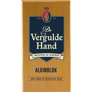 3x Vergulde Hand Aluinblok 75 gr