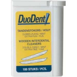 2x Duodent Houten Tandenstokers 580 100 stuks