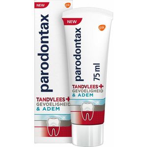 Parodontax Tandpasta Tandvlees+ Gevoeligheid & Adem - 6 x 75 ml - Voordeelverpakking