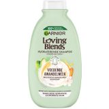 3x Garnier Loving Blends Voedende Amandelmelk Shampoo 300 ml