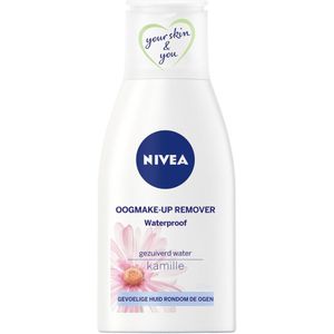 3x Nivea Oogmake-Up Remover Sensitive Kamille Waterproof 125 ml