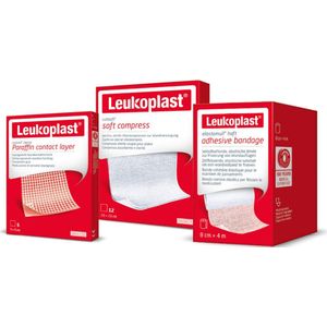 Leukoplast - Brandwonden Pakket - Verbandhechters - 3 Artikelen