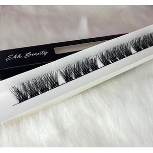 EHHbeauty - Wimpers - Wimperextensions - Cluster - Lashes - Naturel - 16mm - Diy lashes - Stukjes wimper