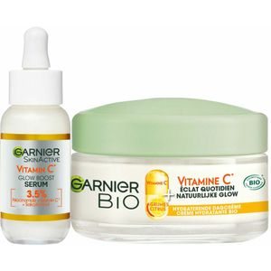 Garnier Vitamine C Serum & Vitamine C Dagcrème Pakket