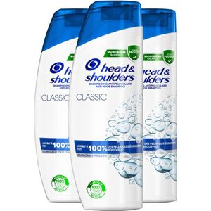 3x Head & Shoulders Classic Shampoo 285 ml