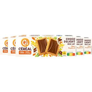 Céréal Chocokoek Delight Melk - 5 x 126 gr - Voordeelverpakking