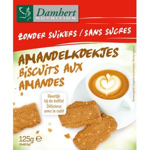 DamHert - Amandelkoekjes Speculaas - 3x125 gr - Zonder Suikers
