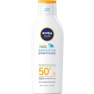 6x Nivea Sun Babies & Kids Sensitive Protect Zonnemelk SPF 50+ 200 ml