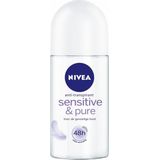 3x Nivea Deodorant Roller Sensitive & Pure 50 ml