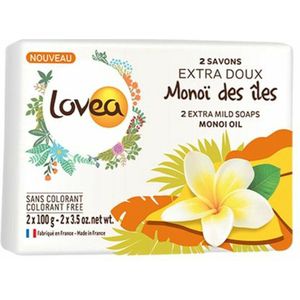 3x Lovea Handzeep Monoï des îles 2x 100 gr