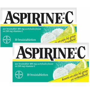 Aspirine C - 2 x 10 bruistabletten