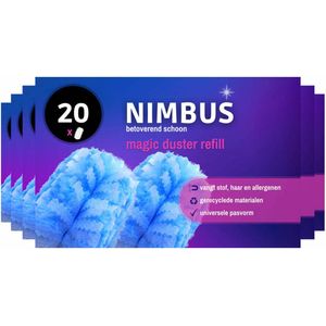 6x NIMBUS Magic Duster Navulling 20 stuks