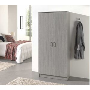Belfurn - Linnenkast 2 deuren 80cm EDEN new grey oak